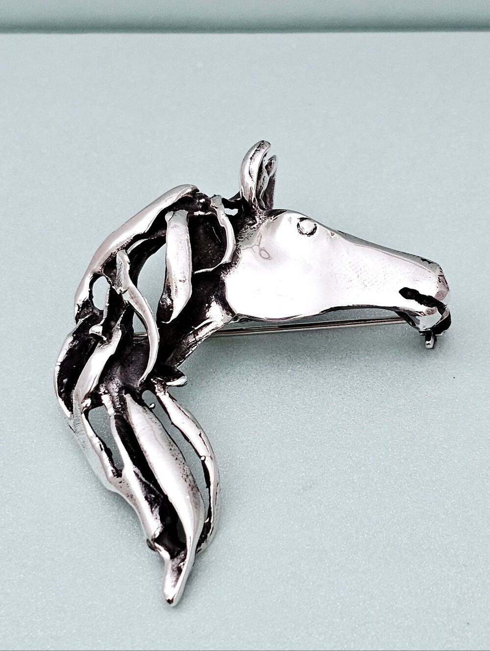 Silpada Sterling Silver Iconic Horse Head Pin Pendant Brooch I0653